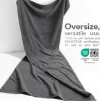 American Soft Linen 100% Cotton 600 GSM Turkish 40x80 Oversized Bath Towel Sheet - Image 3