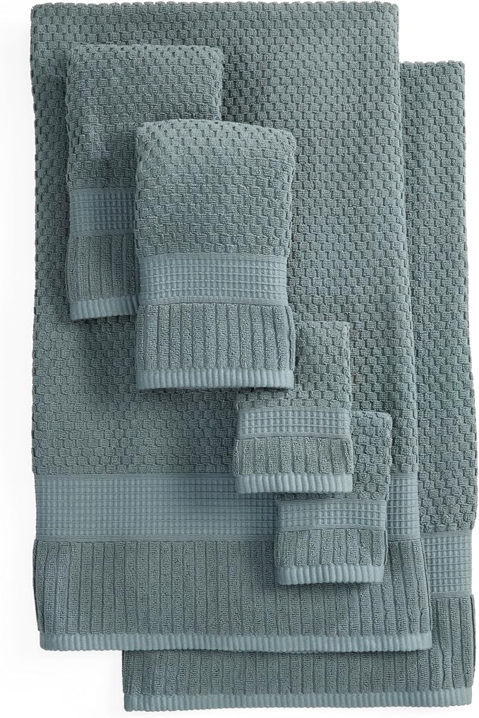 NY Loft 100% Cotton Towel Set 6 Piece | Super Soft & Absorbent Quick-Dry 2 Bath - Image 8