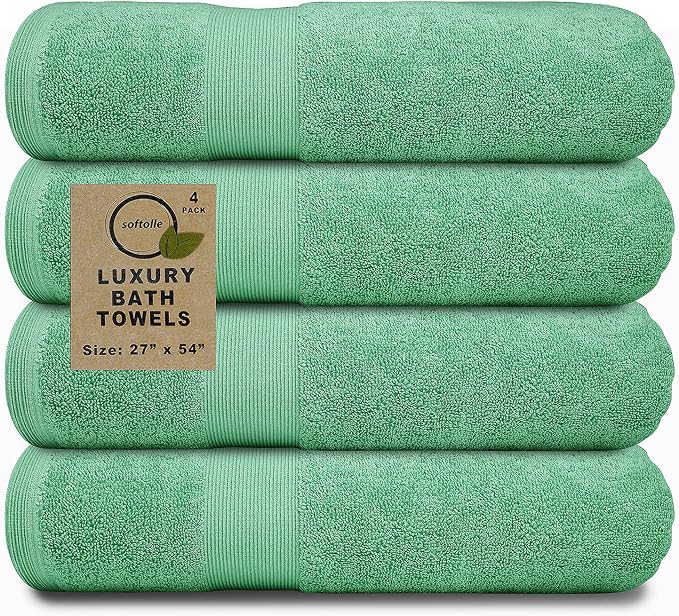 Softolle Luxury Bath Towels Set of 4 | Towels by Softolle