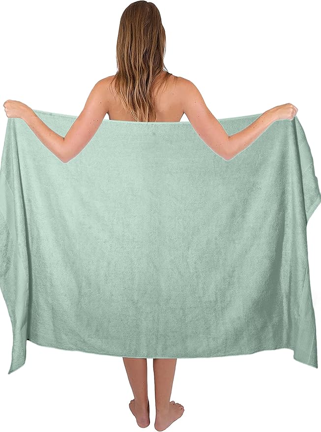 Belizzi Home Premium Cotton Oversized 2 Pack Bath Sheet 35x70-100% Pure Cotton - Image 5