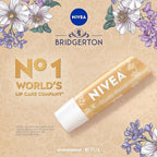 NIVEA Vanilla Biscuit Lip Balm, Nourishing Lip Care, Bridgerton Limited Edition - Image 5