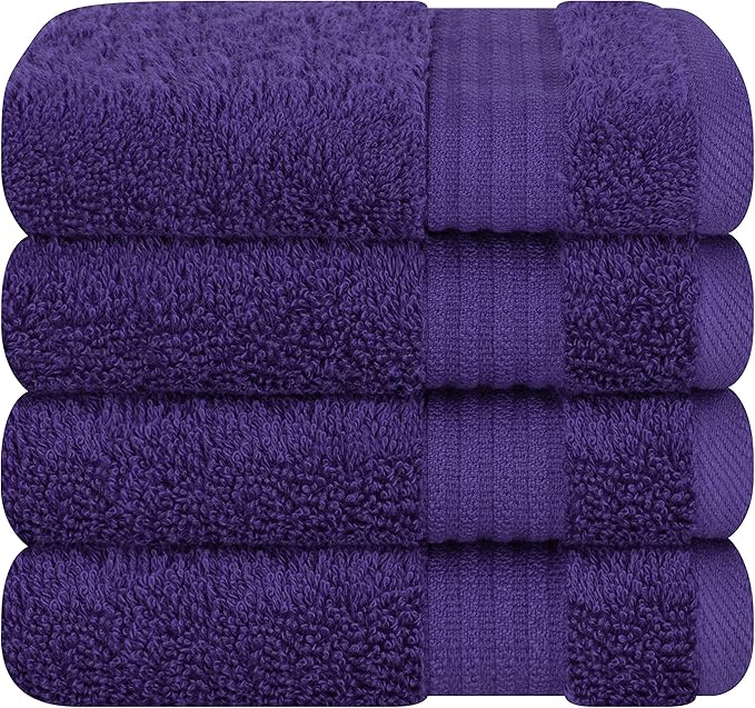 Cotton Paradise 100% Cotton Turkish Washcloth Set by UNITEDHOMETEXTILE