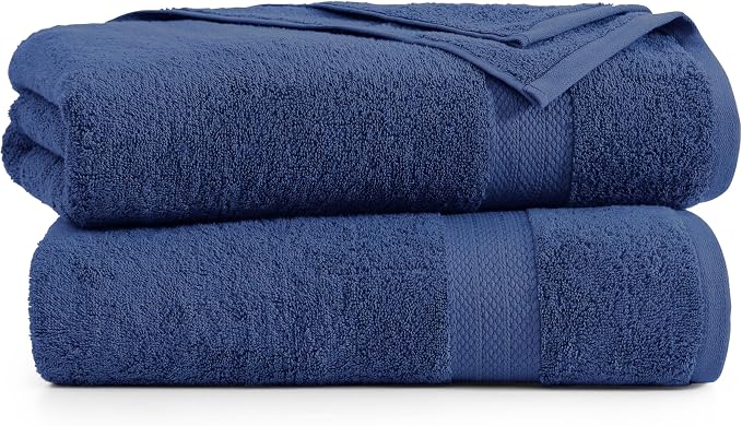 LANE LINEN 100% Durable Cotton Bath Sheets 2 Pack - Image 2