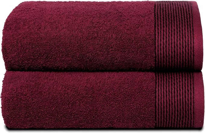 BELIZZI HOME Ultra Soft 2 Pack Oversized Bath Towel Set 28x55 inches, 100% by Unknown
