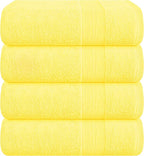 Belizzi Home 4 Pack Bath Towel Set 27x54, 100% Ring Spun Cotton, Ultra Soft by Unknown