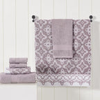 Modern Threads Charlize 6-Piece 100% Cotton Towel Set–Reversible Yarn Dyed - Image 2