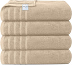 Avalon Towels Bath Towels Set of 4, Size 30 x 60 Inches, Highly Soft and - Image 3
