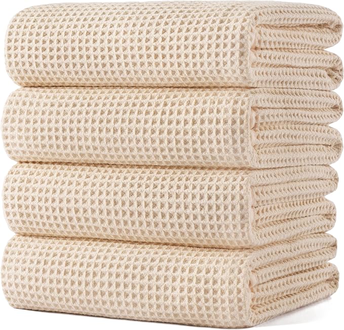 POLYTE 430 GSM Microfiber Oversize Quick Dry Lint Free Bath Towel, 60 x 30 in by Polyte