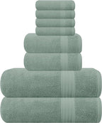 GLAMBURG Ultra Soft 8-Piece Towel Set by GLAMBURG