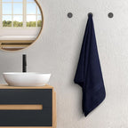 Avalon Towels Navy Blue Bath Towels Set of 4 pcs, 100% Cotton Towel Absorbent - Image 4