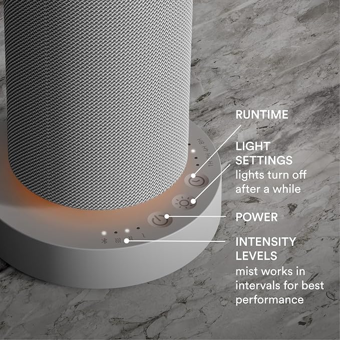 Homedics SereneScent Mini Fabric Rechargeable Waterless Diffuser, Cordless - Image 5