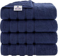 American Soft Linen Luxury 4 Piece Bath Towel Set, 600 GSM 100% Cotton Turkish by AmericanSoftLinen