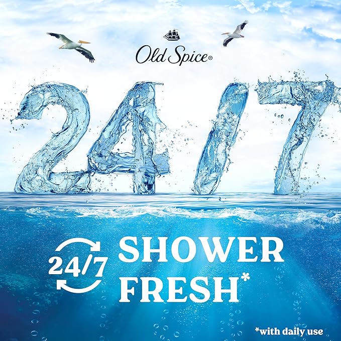 Old Spice Cleansing Body Wash for Men, 24/7 Shower Fresh - Image 4