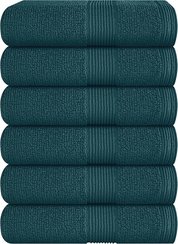 Belizzi Home Ultra Soft 6-Piece Hand Towel Set 16x28-100% Ringspun Cotton by Unknown