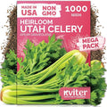 KVITER 1000 Tall Utah Celery Seeds – Celery Seed Packets Home Grown – Non GMO by KVITER