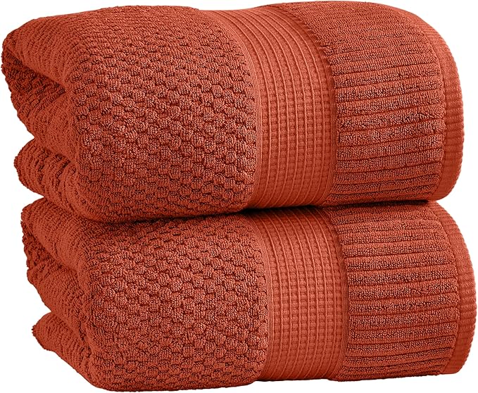 NY Loft 100% Cotton 2 Pack Bath Sheet Towel Set | Extra Large Oversize Bath by NYLoft
