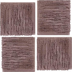 SKL Home CloudSoft Cotton Luxury 4-Piece Washcloth Set, Soft Plum - Image 6
