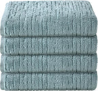 SKL Home CloudSoft Cotton Luxury 4 Pc Bath Towel Set by SKLHomebySaturdayKnightLtd