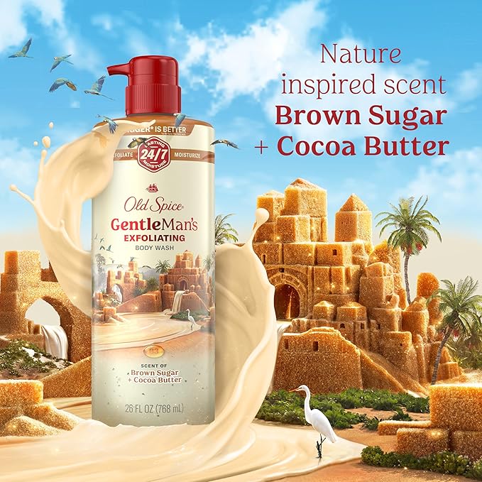 Old Spice GentleMan's Exfoliating & Moisturizing Body Wash - Image 7