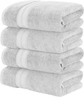 Modern Threads 4-Pack SpunLoft Bath Sheet White 35x71 by ModernThreads