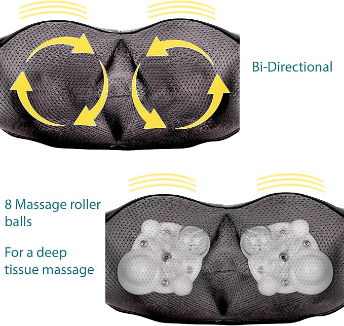 InvoSpa Shiatsu Massager with Heat - Image 3