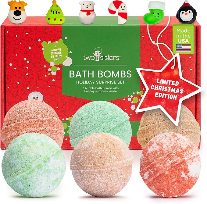 Christmas Bath Bombs for Kids by TwoSisters