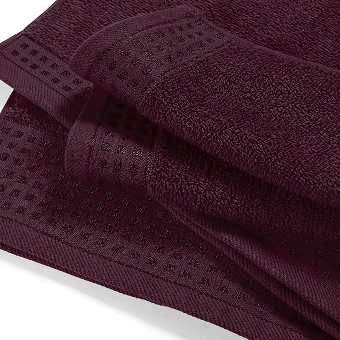 GLAMBURG Ultra Soft 4 Pack Oversized Bath Towel Set 27x54 inches, 100% Cotton - Image 2