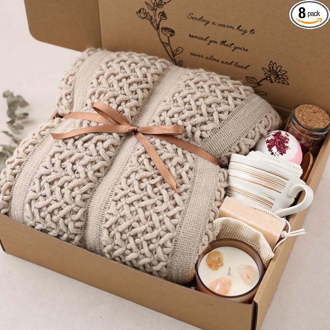 Cozy Care Package for Women – Warm & Comforting Thinking of You Gift Box for by CASTATEO