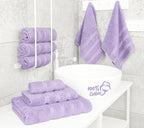 American Soft Linen Luxury 6 Piece Towel Set, 2 Bath Towels 2 Hand Towel 2 - Image 2