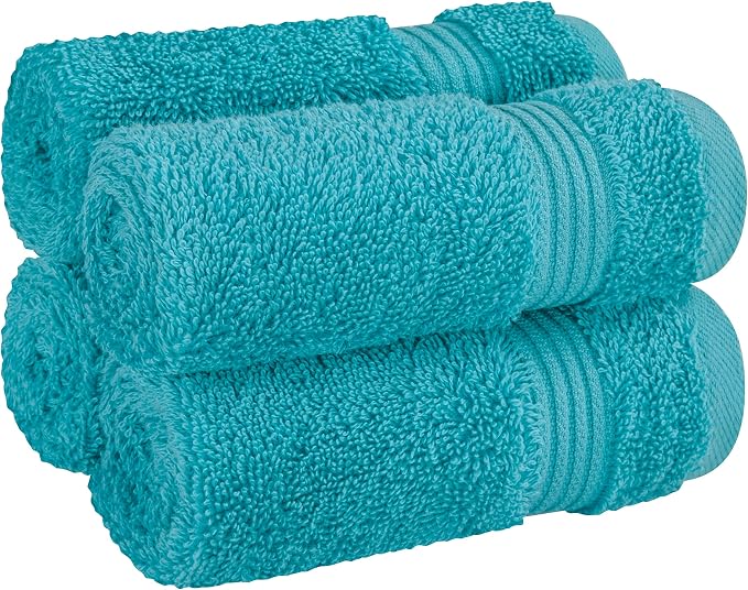 Cotton Paradise 100% Cotton Turkish Washcloth Set - Image 5
