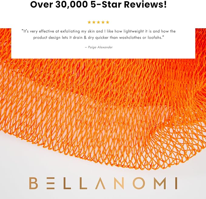 BELLANOMI African Exfoliating Net Sponge, Ethically sourced from Nigeria - Image 3