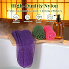 African Net Sponge Authentic, 3 Pieces Exfoliating Scrubber Bath Sponge - Image 6