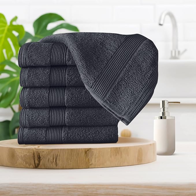 Belizzi Home Ultra Soft 6-Piece Hand Towel Set 16x28-100% Ringspun Cotton - Image 3