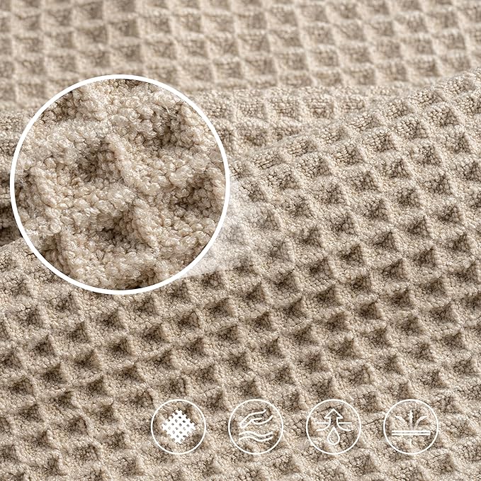 POLYTE 430 GSM Microfiber Oversize Quick Dry Lint Free Bath Towel, 60 x 30 in - Image 5