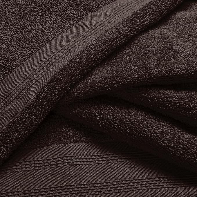 Ultra Soft 3 Pack Cotton Towel Set, Contains a Bath Towels 28x55 inch, a Hand - Image 2