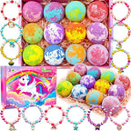 Unicorn Bath Bombs for Kids Girls by Phaorui