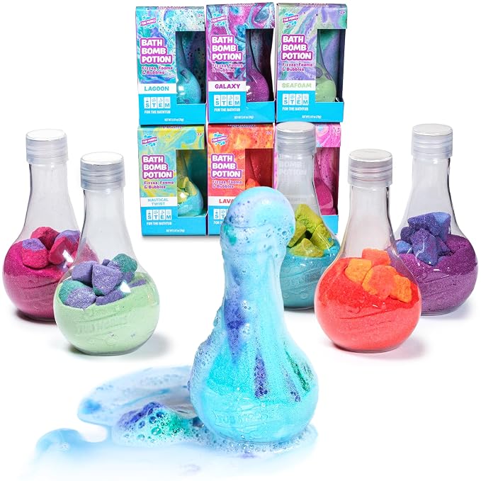 Tub Works® Kids Bath Bomb Potion™ Bath Toy, Variety 6 Pack | Nontoxic | Fizzes - Image 9