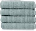 Welhome James 100% Cotton Textured Stripe Towels by WelhomeByWelspun