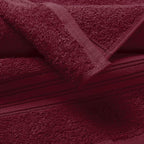 BOUTIQUO 6 Pack Cotton Towel Set, Contains 2 Bath Towels 28x55 inch, 2 Hand - Image 2