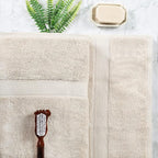 SUPERIOR Egyptian Cotton Pile Bath Sheet Set of 2, Ultra Soft Luxury Towels - Image 8