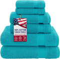 American Veteran Towel, 100% Cotton Turkish 6 Piece Towel Set Luxury Towels Set by AmericanVeteranTowel
