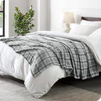 Bare Home Textured Fleece Blanket - Image 2