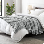 Bare Home Textured Fleece Blanket - Image 2