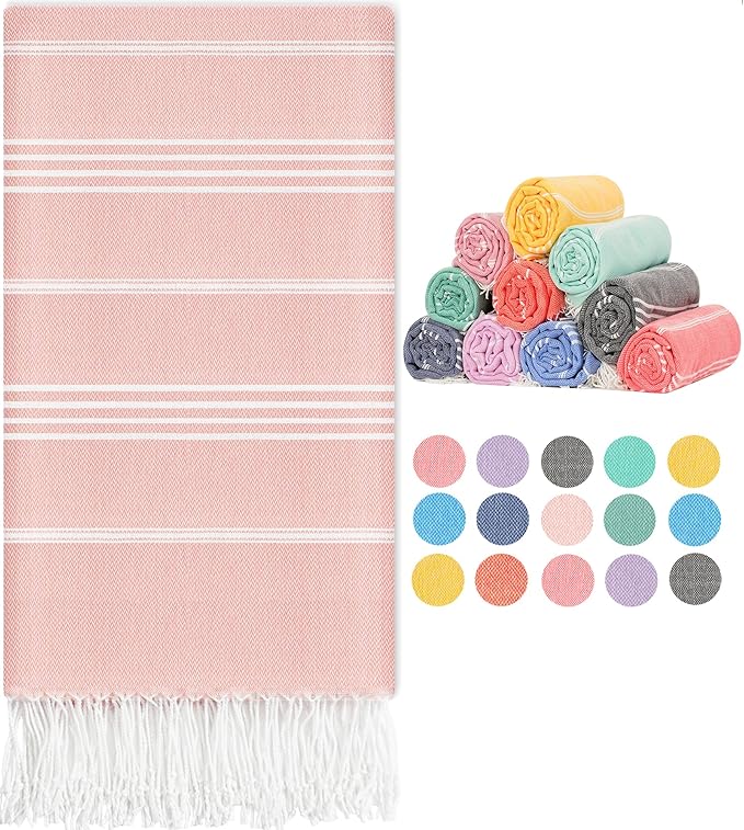 Turkish Beach Towels Vacation Essentials Yoga Blanket Pool Workout Towel by ANTFUNYgivesmorechoices