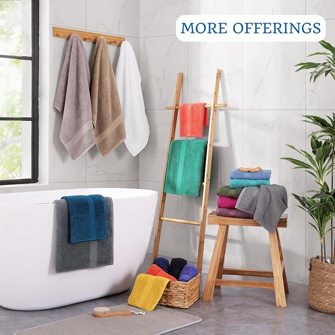 LANE LINEN 100% Cotton Bath Sheets - Image 8