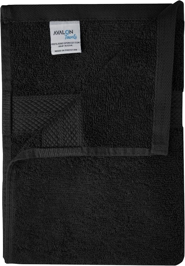 Avalon Towels Bath Towels for Bathroom 100% Cotton Black Bathroom Towels Pack - Image 6