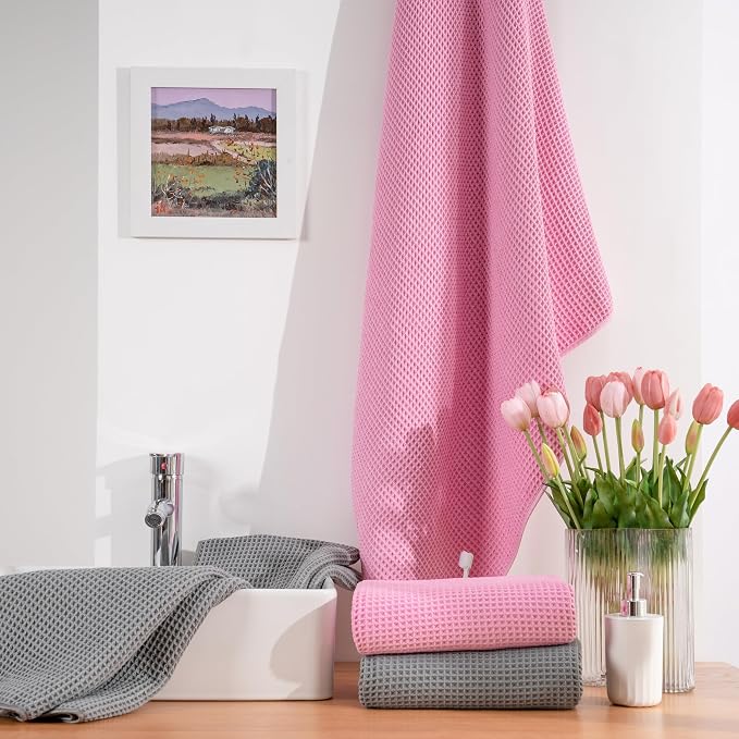 POLYTE 430 GSM Microfiber Oversize Quick Dry Lint Free Bath Towel, 60 x 30 in - Image 7