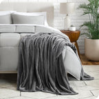 Bare Home Textured Fleece Blanket - Image 4