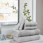 BOUTIQUO 6 Pack Cotton Towel Set, Contains 2 Bath Towels 28x55 inch, 2 Hand - Image 3