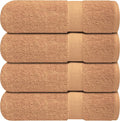 Infinitee Xclusives Luxury 100% Ring-Spun Cotton Bath Towels Set of 4 – Soft by InfiniteeXclusives